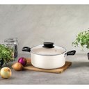 Ver imagem 2 de Caçarola Linz Alumínio Antiaderente 18 cm 2 L Bege Tramontina