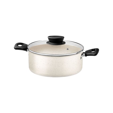 Caçarola Linz Alumínio Antiaderente 18 cm 2 L Bege Tramontina