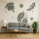 Ver imagem 2 de Adesivo de Parede Autocolante Boho Verde Costela de Adão