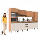 Ver mais imagens de Cozinha Compacta Modulada 6 Peças sem Tampo Cecília Freijó Off White