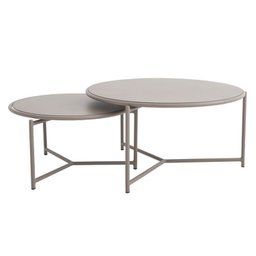 Conjunto Jardim e Varanda 1 Mesa Centro Baixa 1 Mesa Centro Alta Refúgio CabeCasa MadeiraMadeira - 2