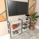 Ver imagem 1 de Rack Prateleira Industrial Home Parede Hack Bancada Rack Rak Branco Off White
