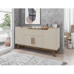 Aparador Buffet Future Off-white/cinamomo - Bechara - 3