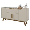 Ver imagem 1 de Aparador Buffet Future Off-white/cinamomo - Bechara