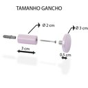 Ver imagem 7 de Espelho Decorativo Adnet Rosa Alça Corino Preto 30 cm Redondo Rosa/Preto, 30 cm