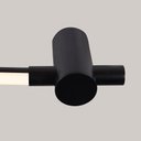 Ver imagem 4 de Arandela Nordecor Lina 100cm 13w Led Bivolt Preto 3000k Luz Amarela