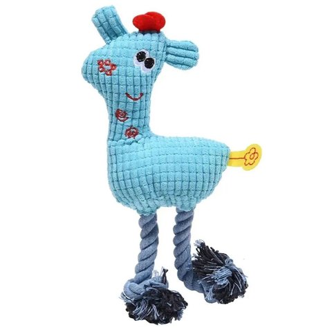Mordedor de Pelucia com Apito Pet Cao Gato Cachorro Brinquedo Animal de Estimaçao Diversao Lazer Ent