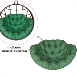 Almofada Impermeável para Balanço Suspenço Ninho - Lisato Oliva - 3