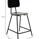 Ver imagem 3 de Banqueta Bistro Alta Linha Industrial