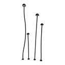 Ver imagem 1 de Luminária de Jardim Nordecor Gobe 6614 Led Bivolt Preto 3000k Luz Amarela