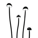 Ver imagem 2 de Luminária de Jardim Nordecor Gobe 6614 Led Bivolt Preto 3000k Luz Amarela