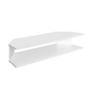 Ver imagem 4 de Rack Suspenso para Tv de até 50” Aparador Bancada Estante de Canto Branco