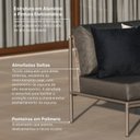 Ver imagem 6 de Conjunto Jardim e Varanda 1 Chaise 1 Sofá 1 Puff 1 Mesa Lateral Refúgio CabeCasa MadeiraOriginals