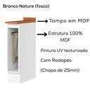 Ver imagem 2 de Bancada e Balcao Gourmet 146cm Ce818 Americana Branco Nature Henn