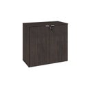 Ver imagem 3 de Armário Baixo com 2 Portas 75cm x 80cm x 42cm Marrom/Terracota/Branco
