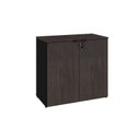 Ver imagem 3 de Armário Baixo com 2 Portas 75cm x 80cm x 42cm Marrom/Terracota/Preto