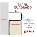 Ver imagem 3 de Perfil Quadrado, Aço Inox 304, Escovado - 10 x 12 x 2980 mm