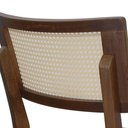 Ver imagem 4 de Kit 4 Cadeira de Jantar Palhinha Natural Moderna Madeira Maciça Cinza Júlia Soberati