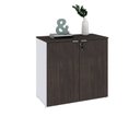 Ver imagem 5 de Armário Baixo com 2 Portas 75cm x 80cm x 42cm Branco/Terracota