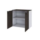 Ver imagem 2 de Armário Baixo com 2 Portas 75cm x 80cm x 42cm Branco/Terracota