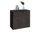 Ver imagem 5 de Armário Baixo com 2 Portas 75cm x 80cm x 42cm Preto/Terracota