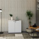 Ver imagem 1 de Armário Baixo com 2 Portas 75CCM X 80cm x 42cm Branco