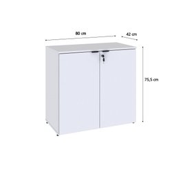 Armário Baixo com 2 Portas 75ccm X 80cm X 42cm - 4