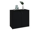 Ver imagem 5 de Armário Baixo com 2 Portas 75cm x 80cm x 42cm Preto