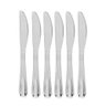 Conjunto 6 Facas para Sobremesa em Aço Inox Positano Lyor 19x2cm - 1