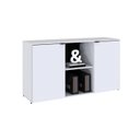 Ver imagem 5 de Armário Baixo com 2 Portas e Nicho 75cm x 135 cm X 42cm Branco