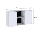 Ver imagem 4 de Armário Baixo com 2 Portas e Nicho 75cm x 135 cm X 42cm Branco