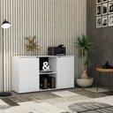 Ver imagem 7 de Armário Baixo com 2 Portas e Nicho 75cm x 135 cm X 42cm Branco