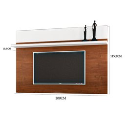 Painel Torino para Tv Até 60 Polegadas 200CM - Mobisul - 2