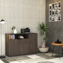 Ver imagem 7 de Armário Aparador com 3 Portas e Nicho 89,5cm X 135cm X 42cm