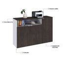 Ver imagem 6 de Armário Aparador com 3 Portas e Nicho 89,5cm X 135cm X 42cm