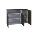 Ver imagem 2 de Armário Aparador com 3 Portas e Nicho 89,5cm X 135cm X 42cm