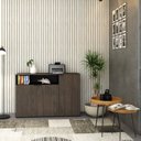 Ver imagem 1 de Armário Aparador com 3 Portas e Nicho 89,5cm X 135cm X 42cm