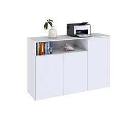 Armário Aparador com 3 Portas e Nicho 89,5cm X 135cm X 42cm - 5