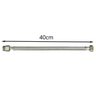 Engate Flexível Aço Inox Trançado C/ Canopla 1/2''x40cm Japi - 2