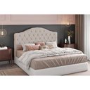 Ver imagem 4 de Cabeceira para Cama Box Casal 140cm Balence Bouclé Suave Bege - Sallar Home