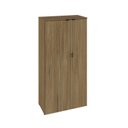 Ver imagem 3 de Armário Alto Fechado com 2 Portas 161,5cm x 80cm x 42cm Marrom/Vermont Oak/Preto