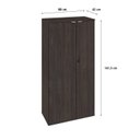 Ver imagem 4 de Armário Alto Fechado com 2 Portas 161,5cm x 80cm x 42cm Marrom/Terracota/Branco