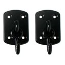 Ver imagem 1 de Gancho de Rede Reforçado Tipo Armador Preto Resistente 200kg