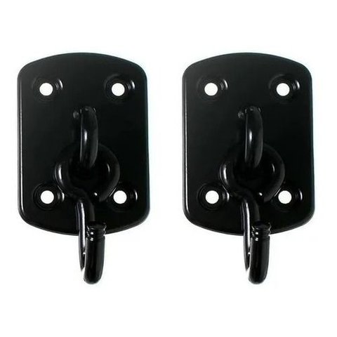 Gancho de Rede Reforçado Tipo Armador Preto Resistente 200kg