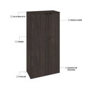 Ver imagem 6 de Armário Alto Fechado com 2 Portas 161,5cm X 80cm X 42cm