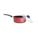 Ver imagem 2 de Transforme Suas Refeições com a Caçarola Antiaderente Nº22 com Tampa de Vidro e Cabo de Baquelite Lu