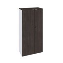 Ver imagem 3 de Armário Alto Fechado com 2 Portas 161,5cm x 80cm x 42cm Branco/Terracota