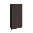 Ver imagem 3 de Armário Alto Fechado com 2 Portas 161,5cm x 80cm x 42cm Preto/Terracota