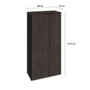 Ver imagem 4 de Armário Alto Fechado com 2 Portas 161,5cm x 80cm x 42cm Preto/Terracota
