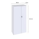 Ver imagem 4 de Armário Alto Fechado com 2 Portas 161,5cm x 80cm x 42cm Branco